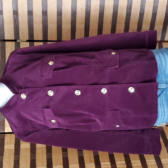 Chico's Stretch velvet like jacket - Picture 1 of 10